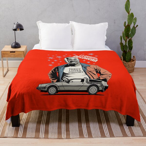 Item preview, Vintage Classic Car Delorean & Terry  designed and sold by PrintCarClub.