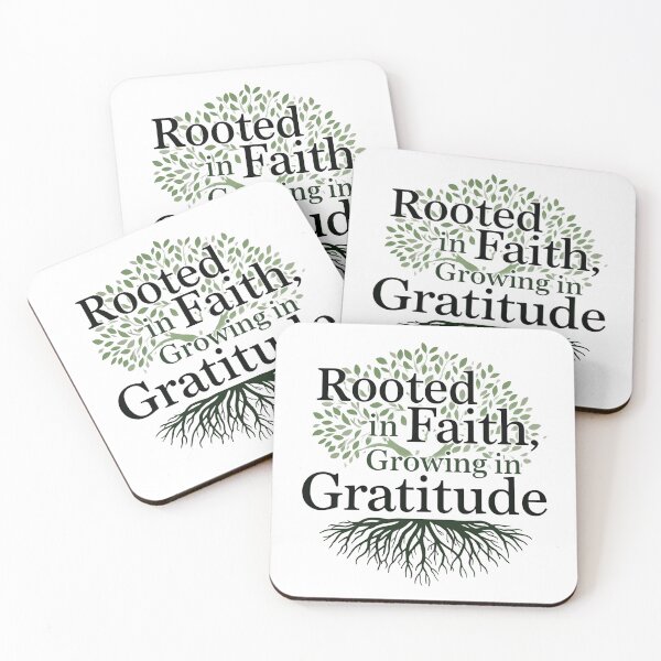 Item preview, Rooted in Faith, Growing in Gratitude Thanksgiving Design designed and sold by TrueImage1.