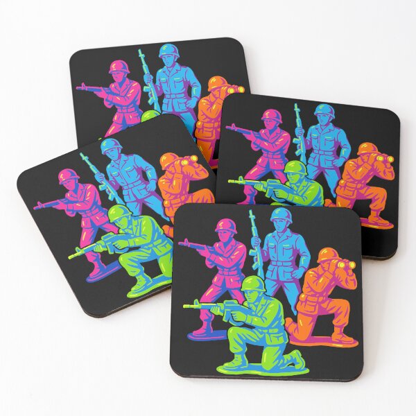 Item preview, Neon Army Men designed and sold by Ghost on Toast.