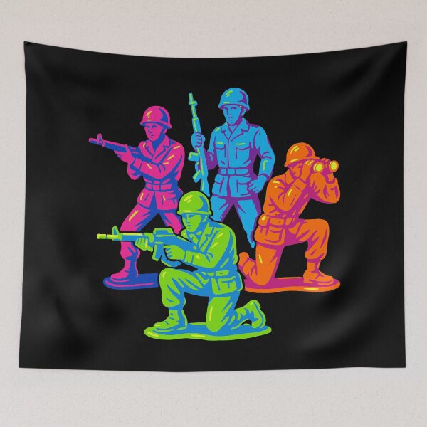 Item preview, Neon Army Men designed and sold by Ghost on Toast.