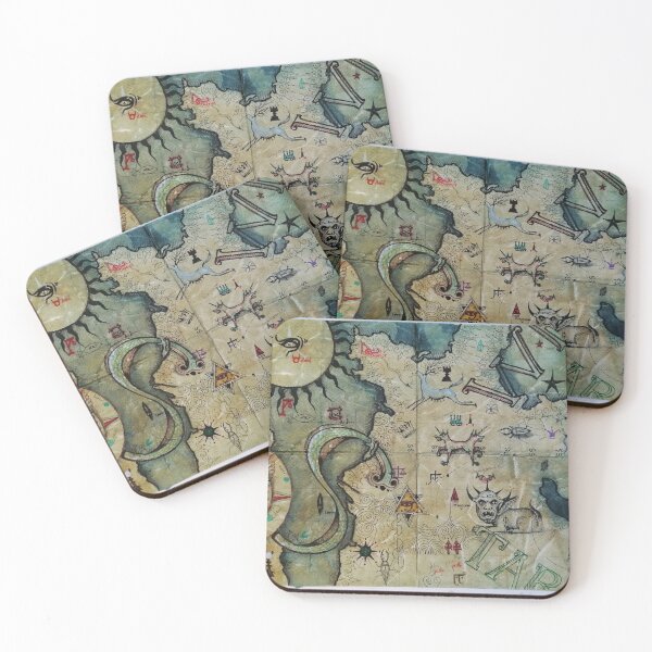 Item preview, Ancient secret map designed and sold by Dominic Murphy Art .