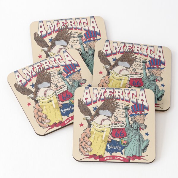 Item preview, Vintage USA Patriotic Retro Design designed and sold by Oniyasha.