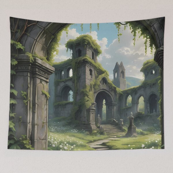 Item preview, Blooming Over Broken Stones designed and sold by HorizonHues.