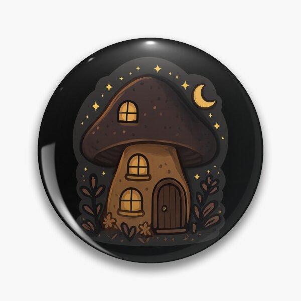 Item preview, Magical Mushroom House Under the Stars designed and sold by Lunarifinds .