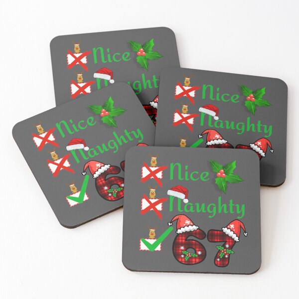 Item preview, Funny Meme Nice Naughty 67 Christmas Brain Rot Gen Z  designed and sold by Zayavca.