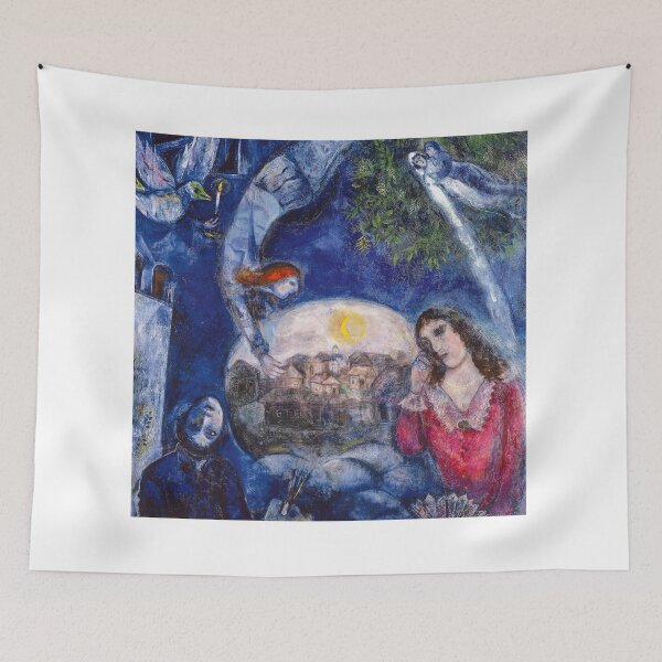 Item preview, Marc Chagall blue night designed and sold by philippesurRB.