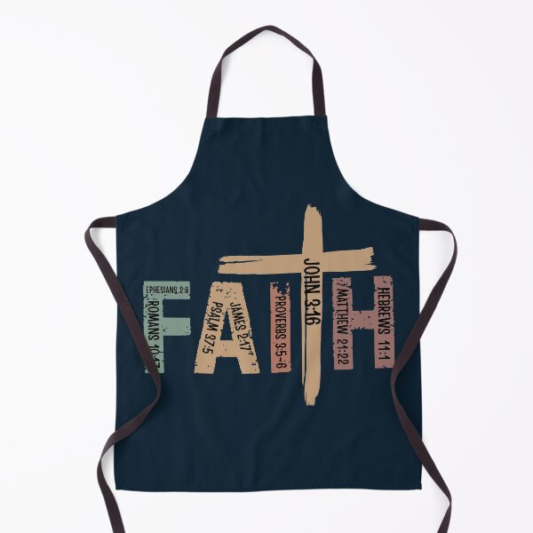 Item preview, Christian Faith Bible Verse Typography – Cross Scripture Religious Design designed and sold by Ellisen Prints.