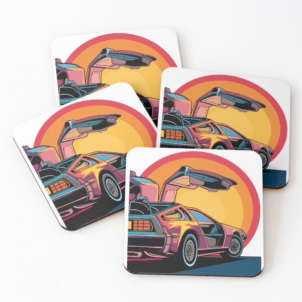 Item preview, Vintage Classic Car Delorean Colors designed and sold by PrintCarClub.