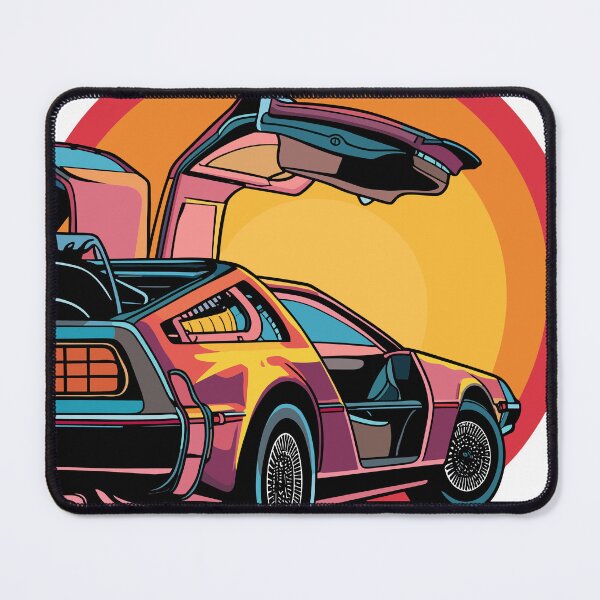Item preview, Vintage Classic Car Delorean Colors designed and sold by PrintCarClub.