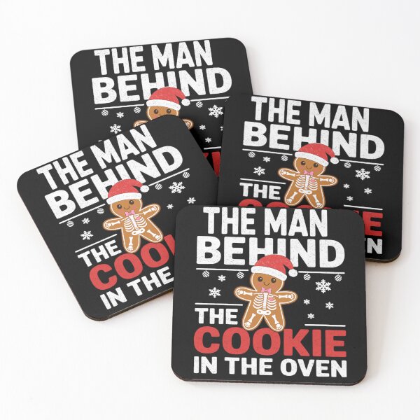 Item preview, The Man Behind The Cookie In Funny Christmas Pregnancy Dad To Be designed and sold by FreshVibe Prints.