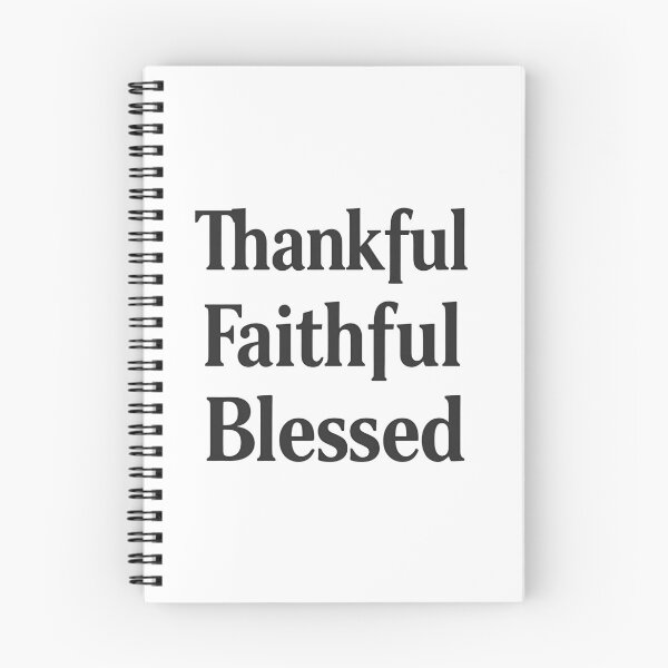 Item preview, Thankful, Faithful, Blessed Christian Design designed and sold by TrueImage1.