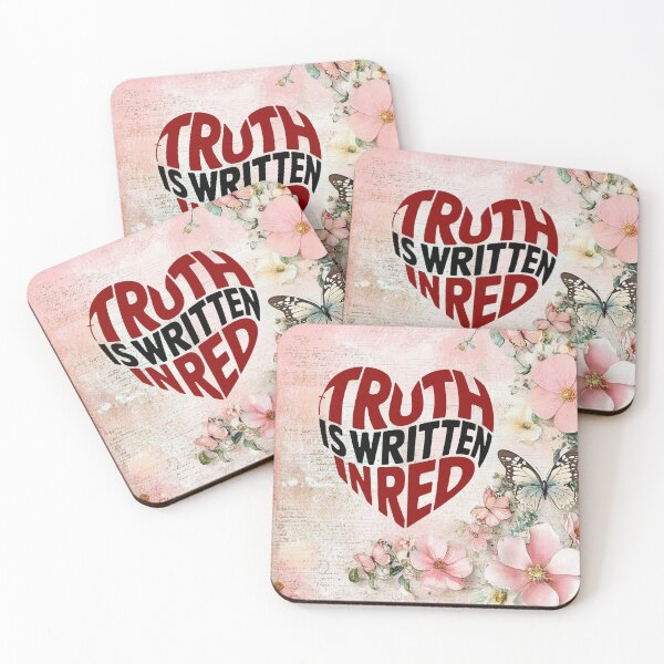 Item preview, The Truth Is Written In Red Christian Heart - Christian Flower - Christian - Bible designed and sold by Luvjesus2.
