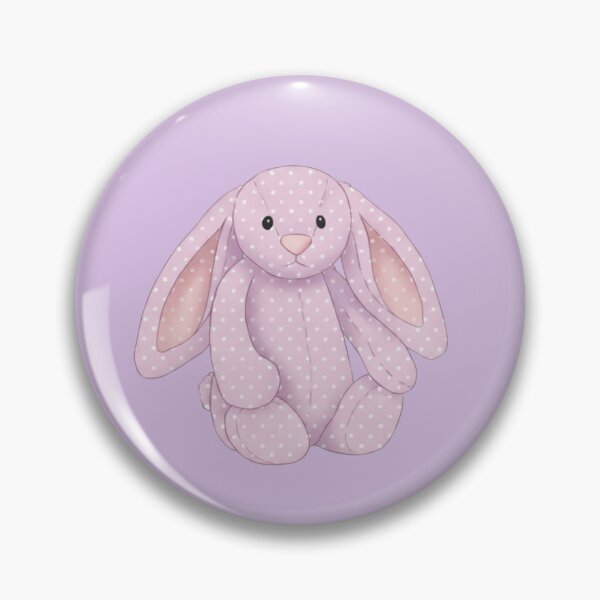 Item preview, Bunny – Cute purple Spot Pastel Rabbit designed and sold by TinaDu-.