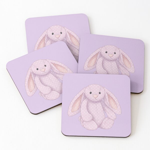 Item preview, Bunny – Cute purple Spot Pastel Rabbit designed and sold by TinaDu-.