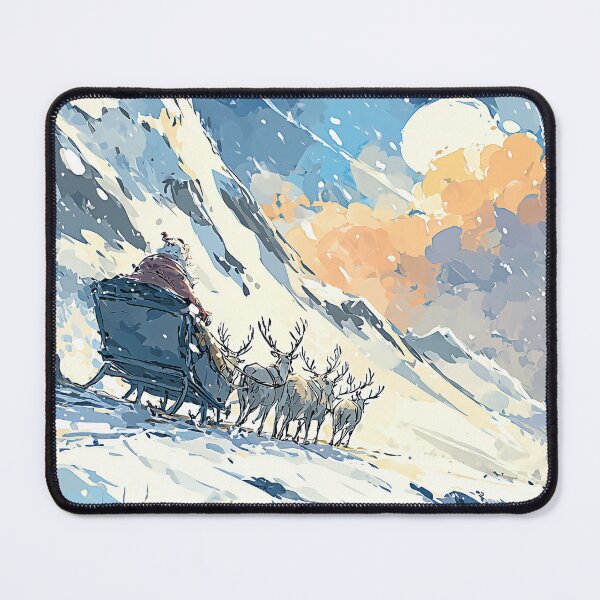 Item preview, Saint Nick in the Sleigh with Reindeer designed and sold by Thingstolike.