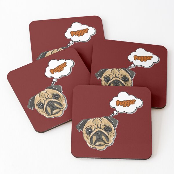 Item preview, Puggar – Funny Pug Lover Cartoon Design | Cute Dog Humor Gift designed and sold by SloganSavvy.
