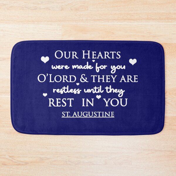 Item preview, st augustine our hearts  designed and sold by ocd_Jessica.