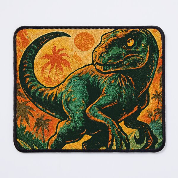 Item preview, The Silent Edge: Predator at Dusk Tropica: Velociraptor designed and sold by JonelleTshirts.