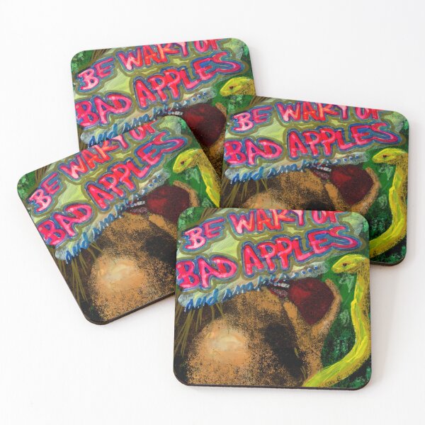 Item preview, Be Wary of Bad Apples and Snakes designed and sold by ElvisSantanaArt.