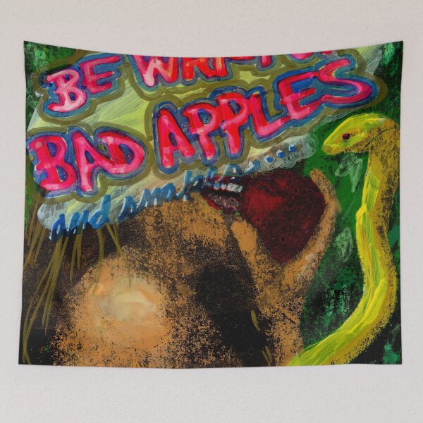 Item preview, Be Wary of Bad Apples and Snakes designed and sold by ElvisSantanaArt.