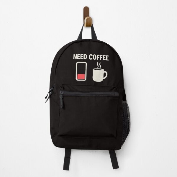 Item preview, Need Coffee – Funny Low Battery Coffee Lover Design Caffeine Humor T-Shirt & Sticker designed and sold by amr4874.
