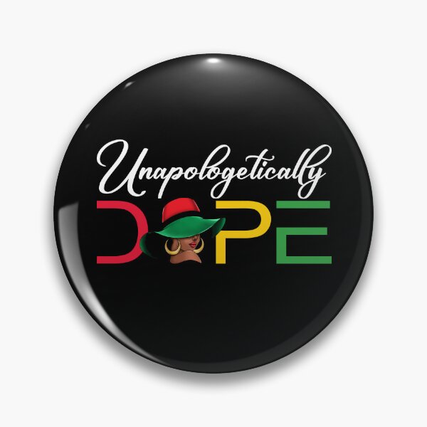 Item preview, Unapologetically Dope Afro Woman Red Green Gold Design - Black History - Juneteenth Black History Month designed and sold by Luvjesus2.