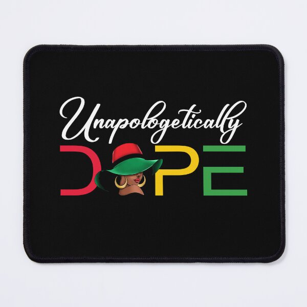 Item preview, Unapologetically Dope Afro Woman Red Green Gold Design - Black History - Juneteenth Black History Month designed and sold by Luvjesus2.