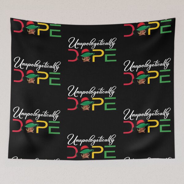 Item preview, Unapologetically Dope Afro Woman Red Green Gold Design - Black History - Juneteenth Black History Month designed and sold by Luvjesus2.