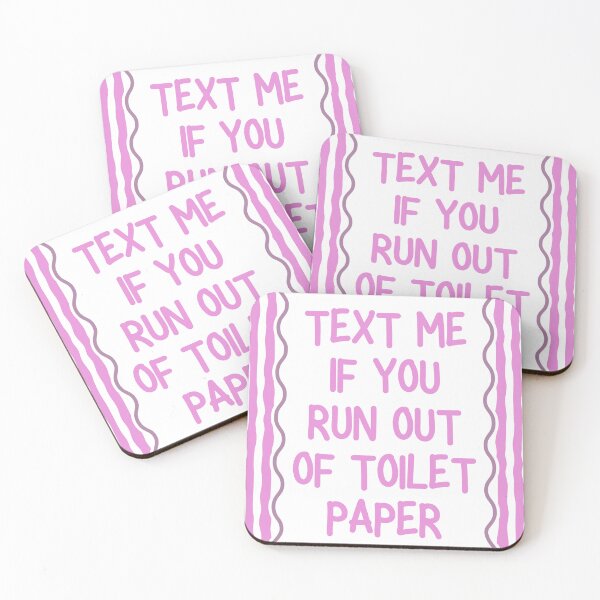 Item preview, Text Me If You Run Out of Toilet Paper designed and sold by Dondonmart.