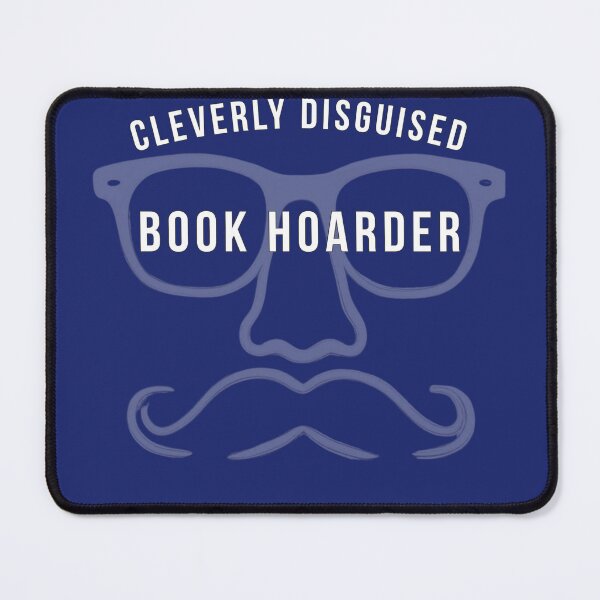 Item preview, Cleverly Disguised Book Hoarder (dark fabric) designed and sold by FunFictionStories.