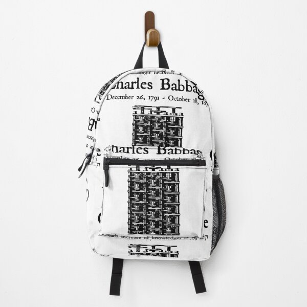 Item preview, Nerdy Vintage Charles Babbage Math Science Teacher Black Text designed and sold by MathWare MathClips.