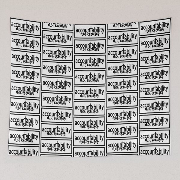 Item preview, accountability not excuses designed and sold by ocd_Jessica.