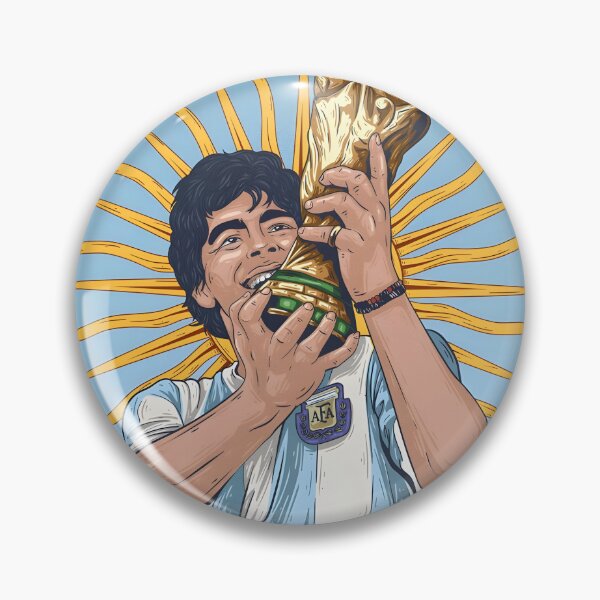 Item preview, Maradona world cup argentina football designed and sold by Printella-net.