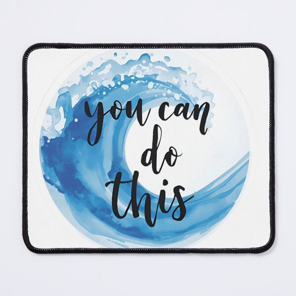 Item preview, You Can Do This, Positive Motivational Quote Sticker designed and sold by Moodune.