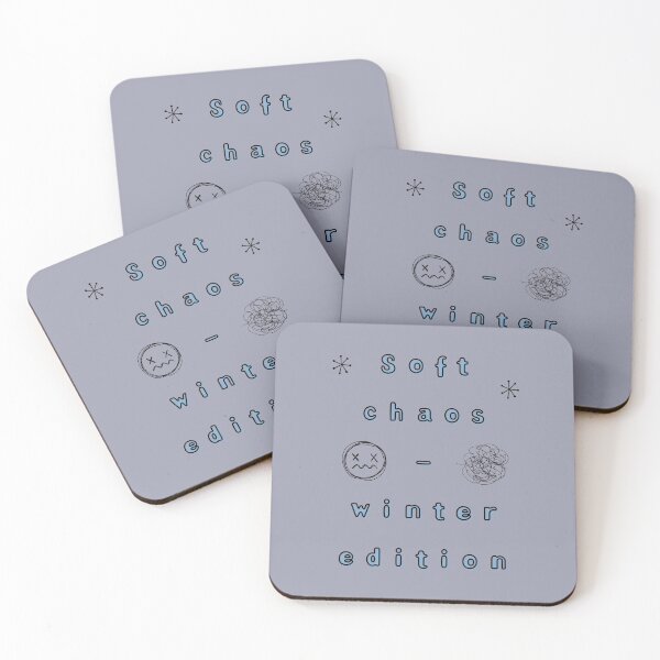 Item preview, Soft Chaos, Winter Edition – Low Battery Club Minimal Meme Design designed and sold by mintmono-studio.