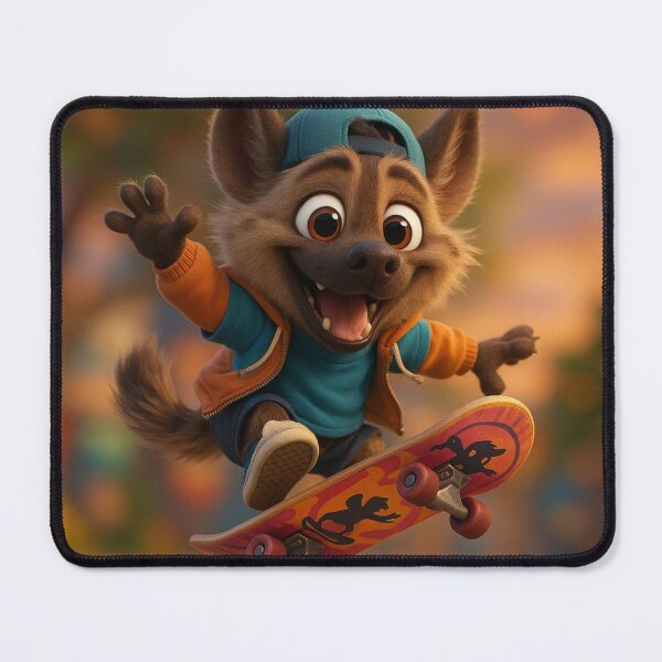 Item preview, Skater Brown Hyena designed and sold by Sillytoe.