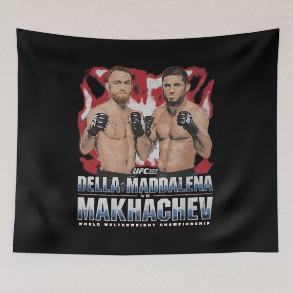 Item preview, UFC 322: Della Maddalena Vs Islam Makhachev Vintage designed and sold by JeyVel.