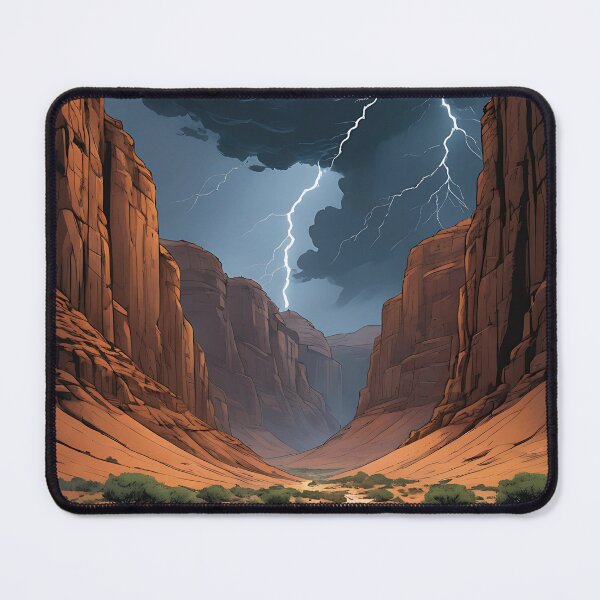 Item preview, Lightning Over the Desert designed and sold by HorizonHues.
