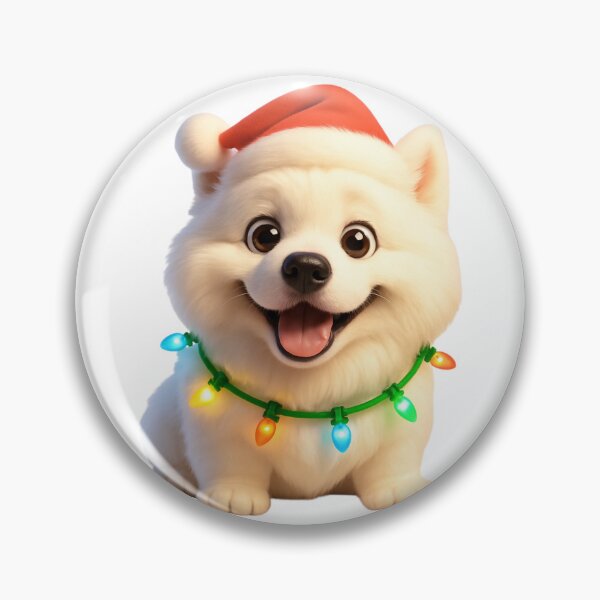 Item preview, Christmas Samoyed designed and sold by Sillytoe.