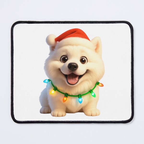 Item preview, Christmas Samoyed designed and sold by Sillytoe.