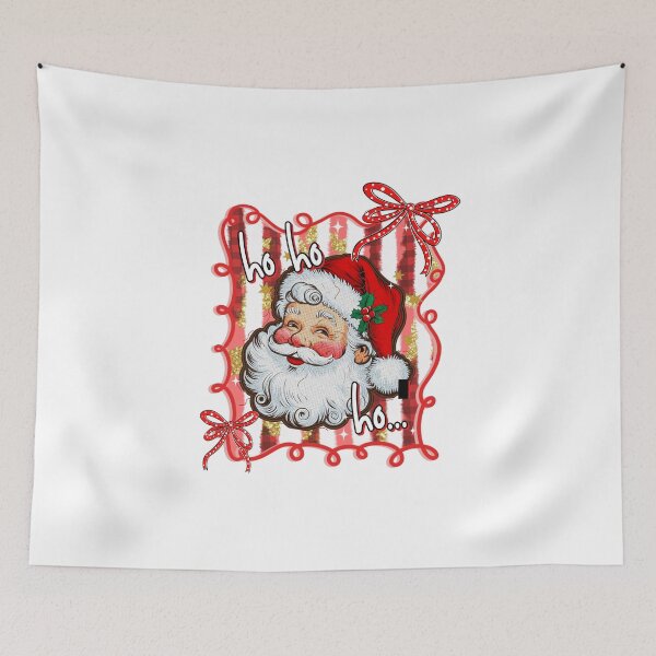 Item preview, Preppy Santa Claus, Merry Christmas, Holly Jolly, Winter Season designed and sold by vintagearttee.