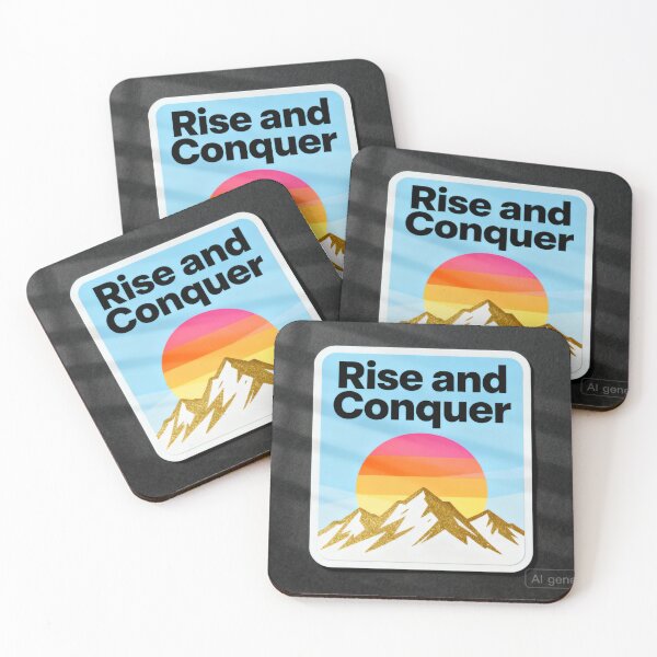 Item preview, A suitable descriptive title for your sticker design is: "Inspirational Sunrise Mountain Quote Sticker designed and sold by Stickerrwallah.