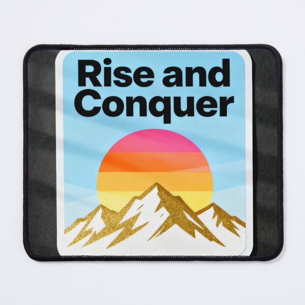 Item preview, A suitable descriptive title for your sticker design is: "Inspirational Sunrise Mountain Quote Sticker designed and sold by Stickerrwallah.