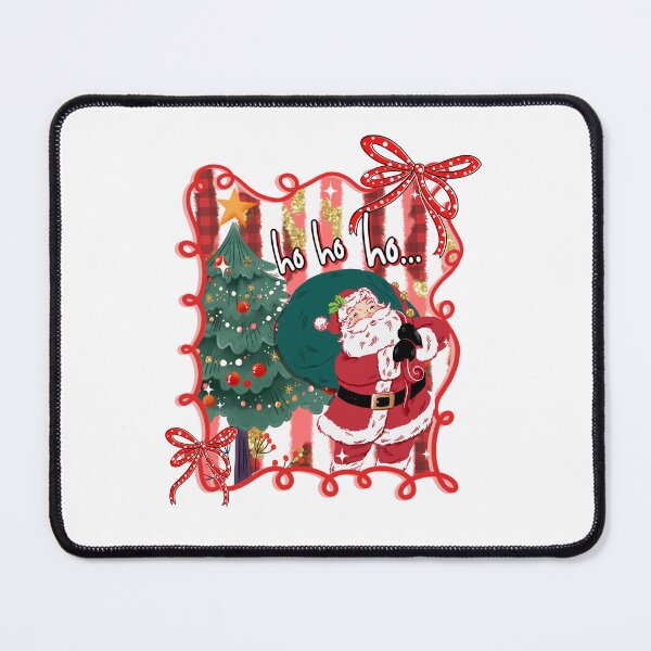 Item preview, Preppy Santa Claus, Merry Christmas, Holly Jolly, Christmas Tree designed and sold by vintagearttee.