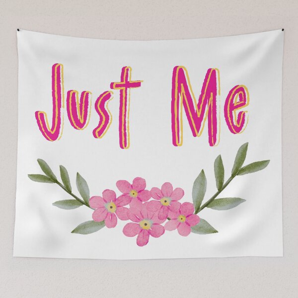 Item preview, Just Me – Floral Aesthetic Design designed and sold by ARTDXB.