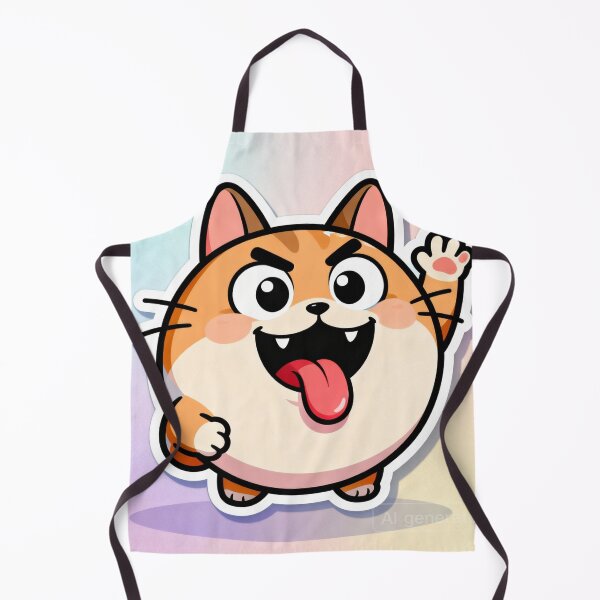 Item preview, Playful Cartoon Animal Funny Sticker (see the generated image above) designed and sold by Stickerrwallah.