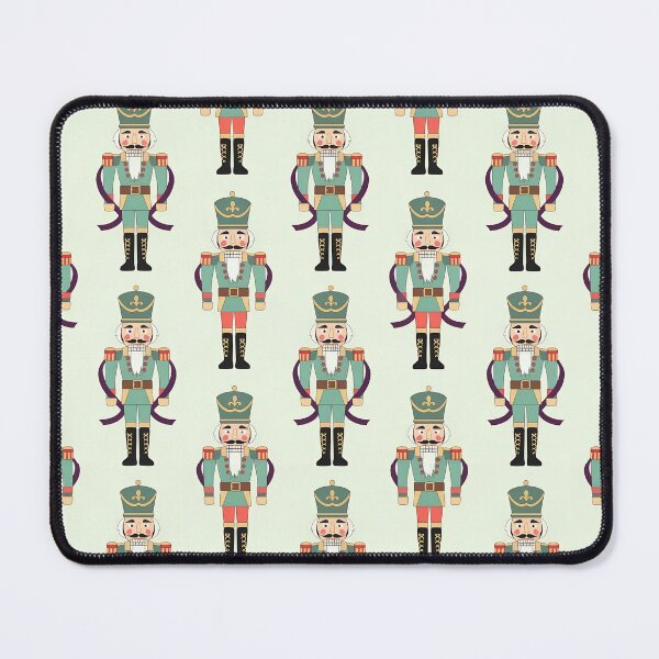Item preview, Classic Nutcracker Soldiers – Mint & Gold Pattern designed and sold by MvuuStudio.