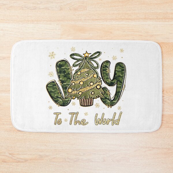 Item preview, Glitter Joy To The World, Merry Christmas, Holly Jolly, Winter Season designed and sold by vintagearttee.