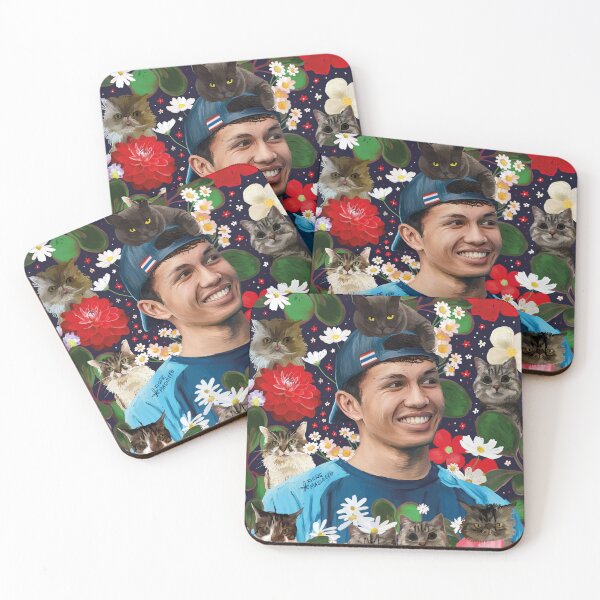 Item preview, Alex Albon and his pets designed and sold by Fiorella Masiello.