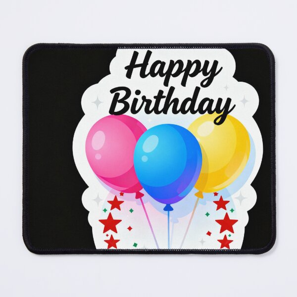 Item preview, Festive Birthday Celebration Balloon Sticker (see the generated image above). designed and sold by Stickerrwallah.